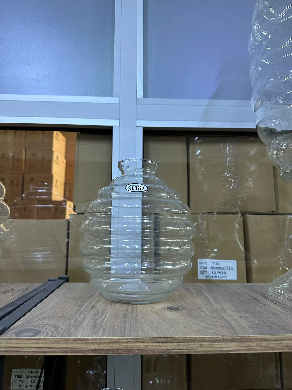 Прозрачная Tornado Vase до покраски