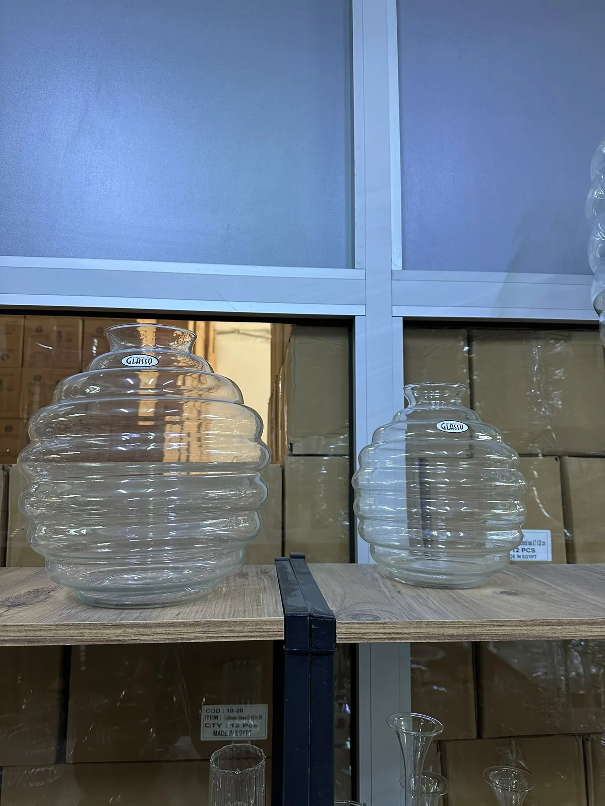 Прозрачные Tornado Vase разных размеров