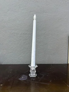 Copo de vidro para vela, 6 cm