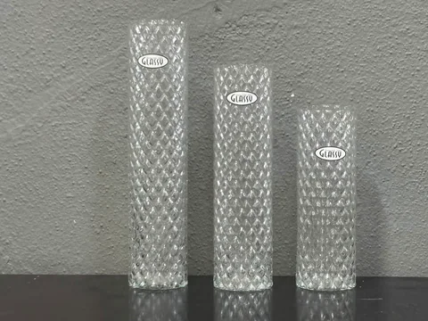 Diamond Glass Cylinder