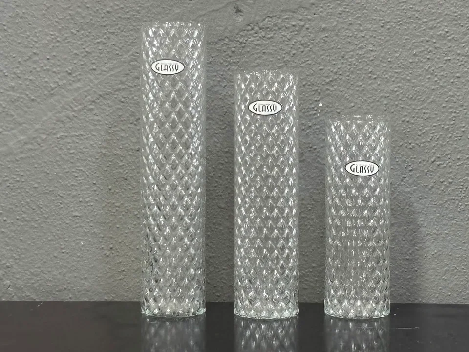 Diamond Glass Cylinder