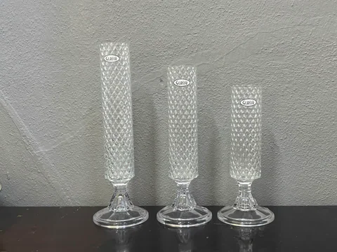 Walking Diamond Glass Cylinder
