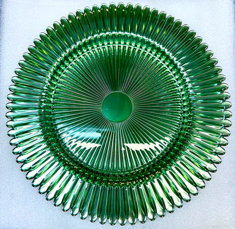 Prato marcador de vidro Nuriye; Vidro, Ø30 cm — imagem do produto 1/4