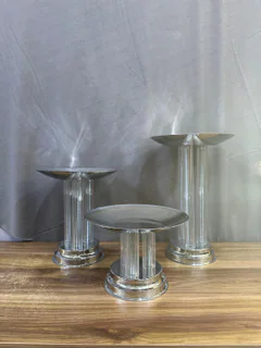 Juego de soportes florales columna