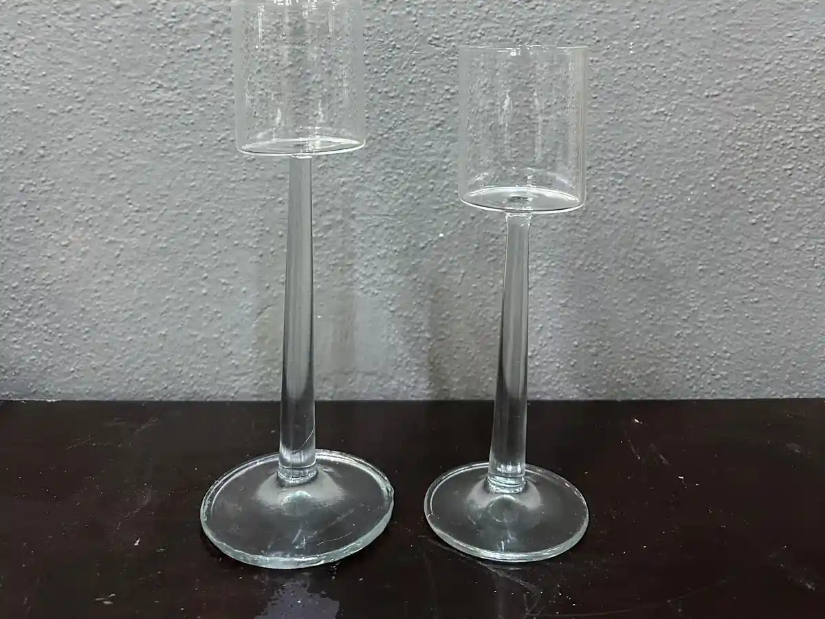 Glassy kiralama seçkisinden cam vazo uygulaması — Yalova hizmet sayfası
